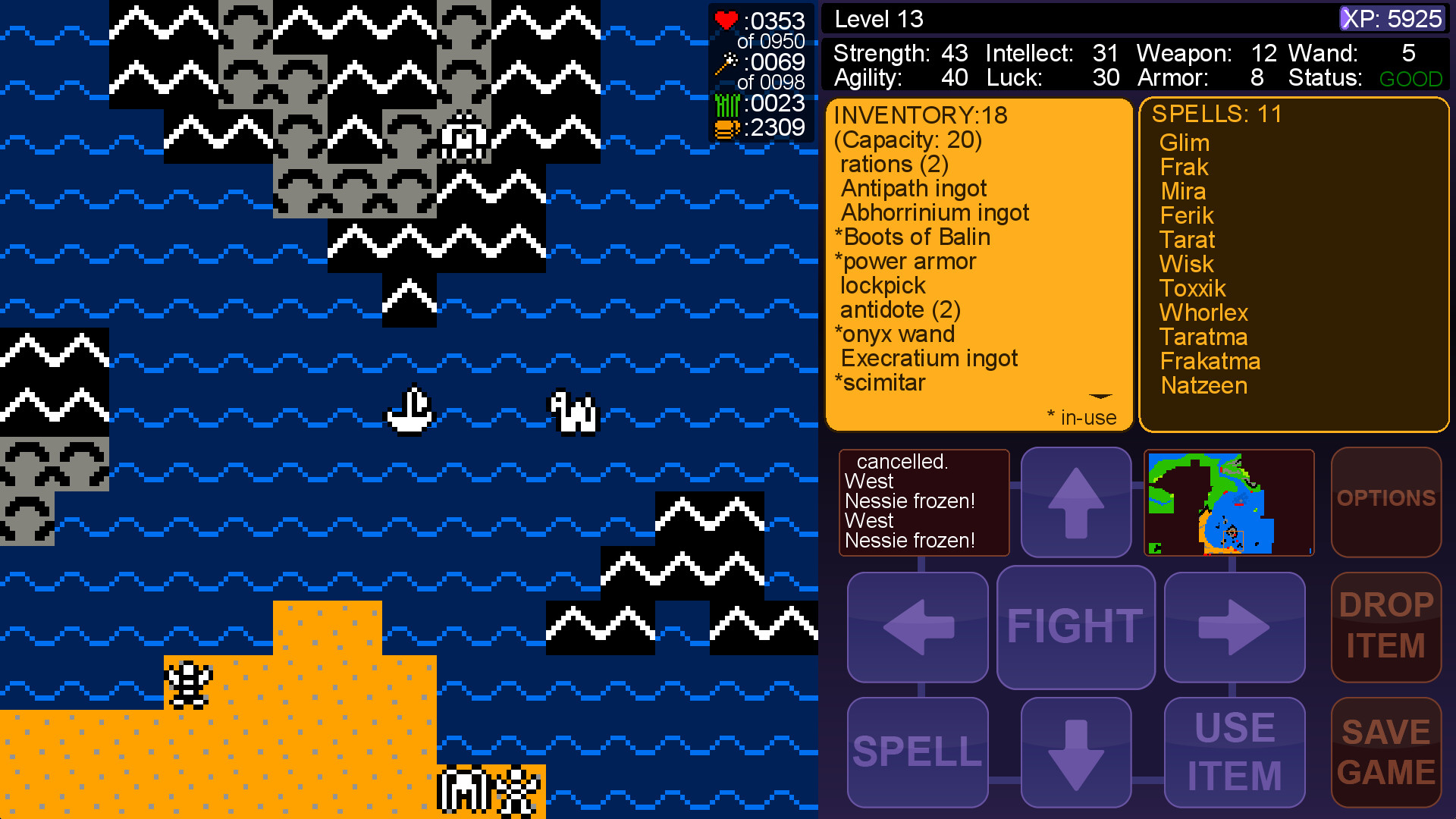 Sailing along the coast