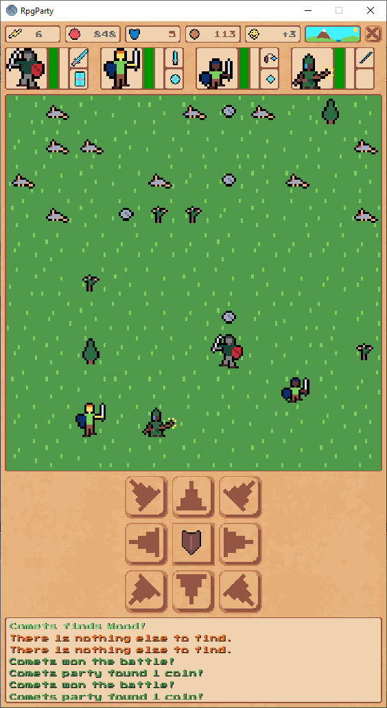 Exploring the procedurally generated wilderness